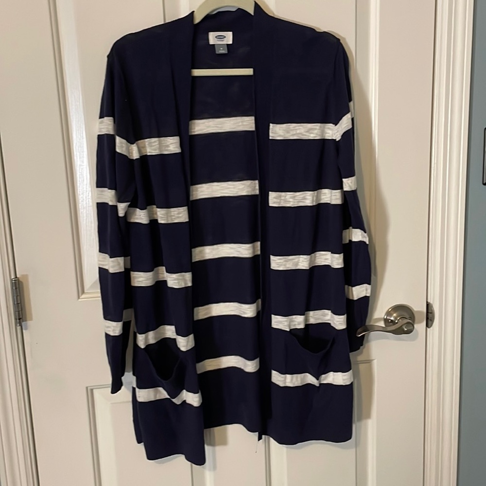 Light weight stripe cardigan